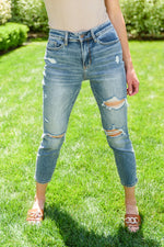 Judy Blue Hi-Rise Destroyed Slim Fit Jeans