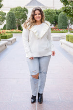 I Choose You Sweater in Ivory