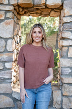 The Dani Sweater in Cocoa Brown