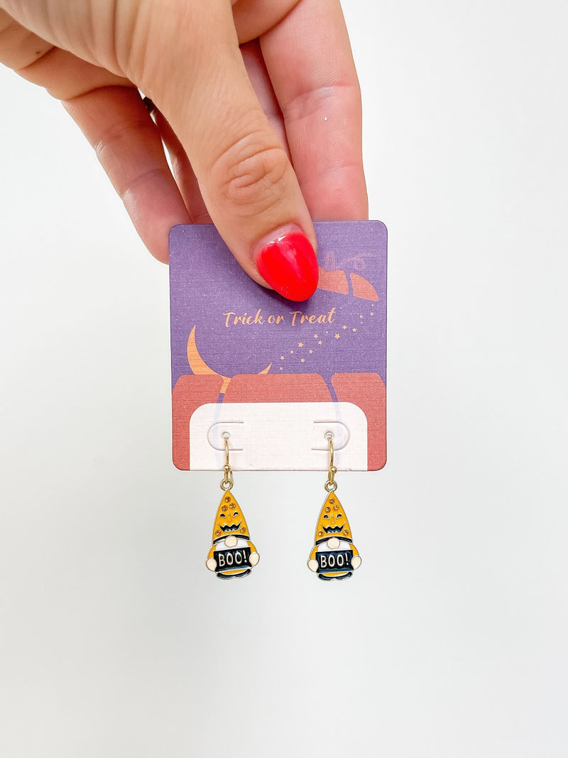 PREORDER: Boo Gnome Dangle Earrings