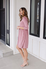 Weekender Dress In Mauve