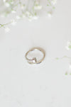 Twist Nail Ring In Silver