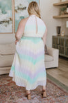 Irresistibly Iridescent Maxi Dress