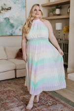 Irresistibly Iridescent Maxi Dress