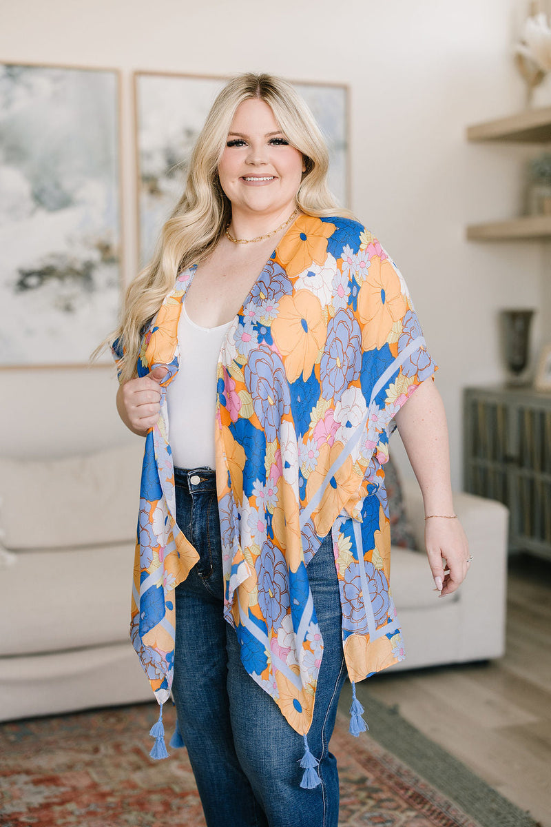 Island Living Floral Kimono