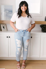 Judy Blue Jackson Mid-Rise Boyfriend Jeans