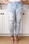 Judy Blue Jackson Mid-Rise Boyfriend Jeans