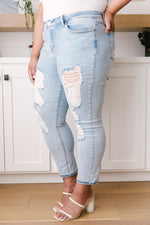 Judy Blue Jackson Mid-Rise Boyfriend Jeans