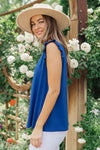 Jaime Top in Royal Blue