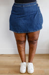 Judy Blue Jalissa High Waist Overlap Denim Skort