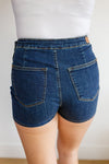 Judy Blue Jalissa High Waist Overlap Denim Skort