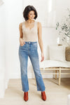 Risen Jody Slim Flare Side Slit Jeans