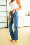 Judy Blue Joey Crossover Straight Leg Dad Jeans