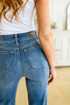 Judy Blue Joey Crossover Straight Leg Dad Jeans