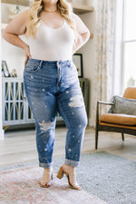 Judy Blue Juliet Star Crossed Boyfriend Jeans