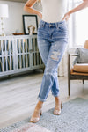 Judy Blue Juliet Star Crossed Boyfriend Jeans