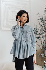 Just Float On Jacket In Denim