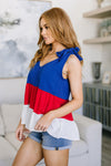 Just You Wait Color Block Tank