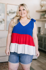 Just You Wait Color Block Tank