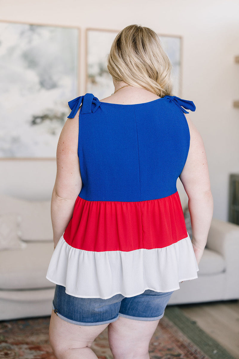 Just You Wait Color Block Tank