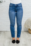 Judy Blue Karina Relaxed Fit Braided Side Seam Detail Jeans