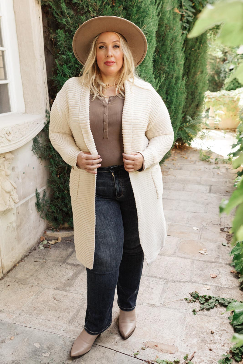 Keep Me Close Cardigan in Ivory