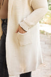 Keep Me Close Cardigan in Ivory