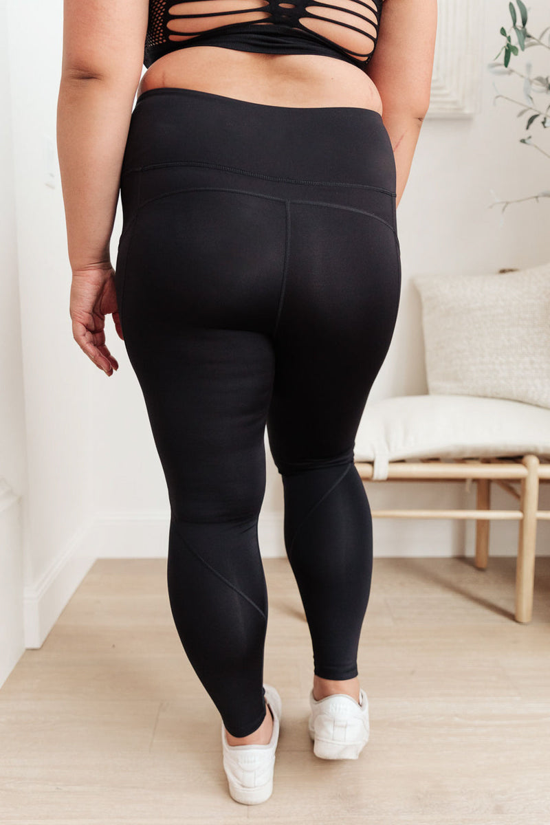 Keep Up Black Leggings