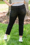 Judy Blue Kelbie Destroyed Hem Crop Jeans