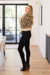 Kimberly Fuzzy Animal Print Cardigan