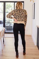 Kimberly Fuzzy Animal Print Cardigan