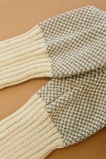 Knitted Lounge Socks In Oatmeal