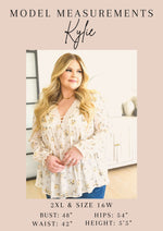 Chasing Butterflies Babydoll Blouse