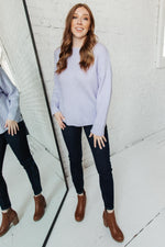 La-La Lux Sweater in Lavender