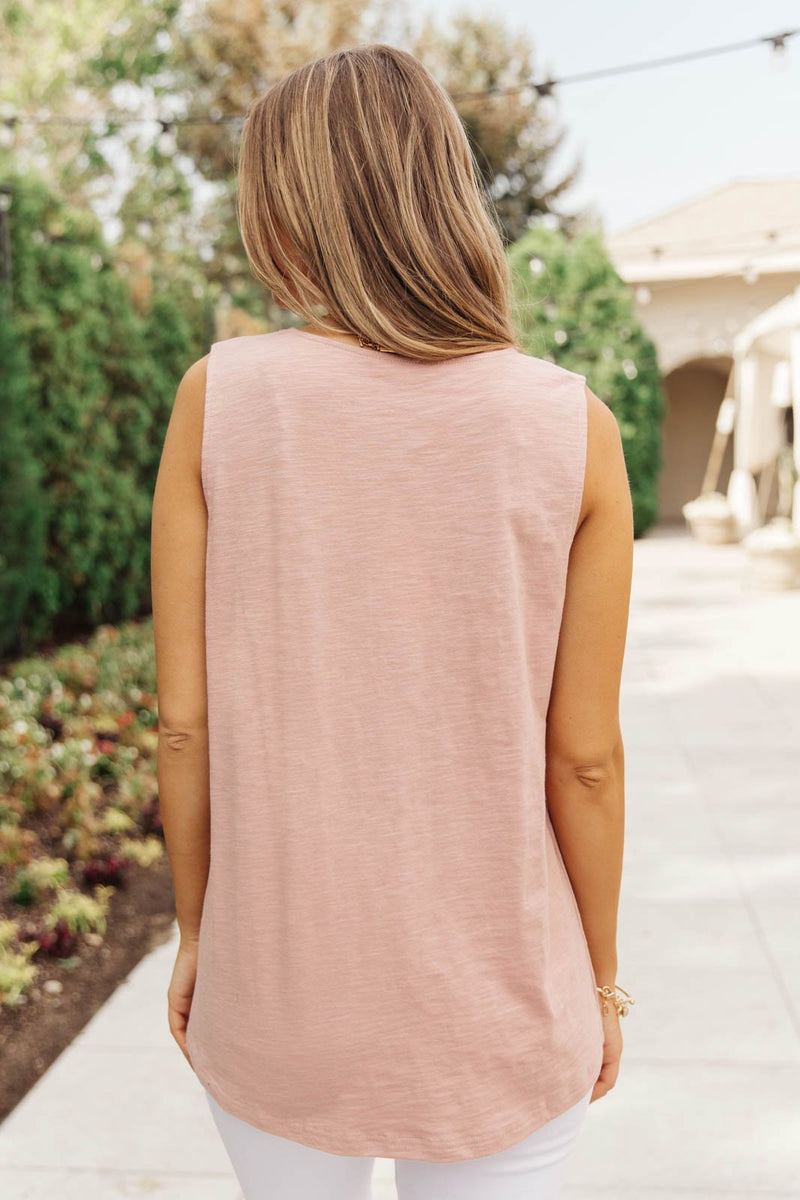 Embroidery Kissed Tank