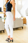 Judy Blue Lauren Hi-Waisted White Skinny Jeans