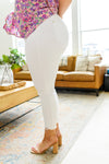 Judy Blue Lauren Hi-Waisted White Skinny Jeans