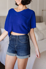 Judy Blue Layla High Waisted Pull On Shorts