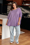 Lilac Whisper Dolman Sleeve Top