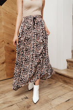 Lilith Maxi Skirt In Animal Print