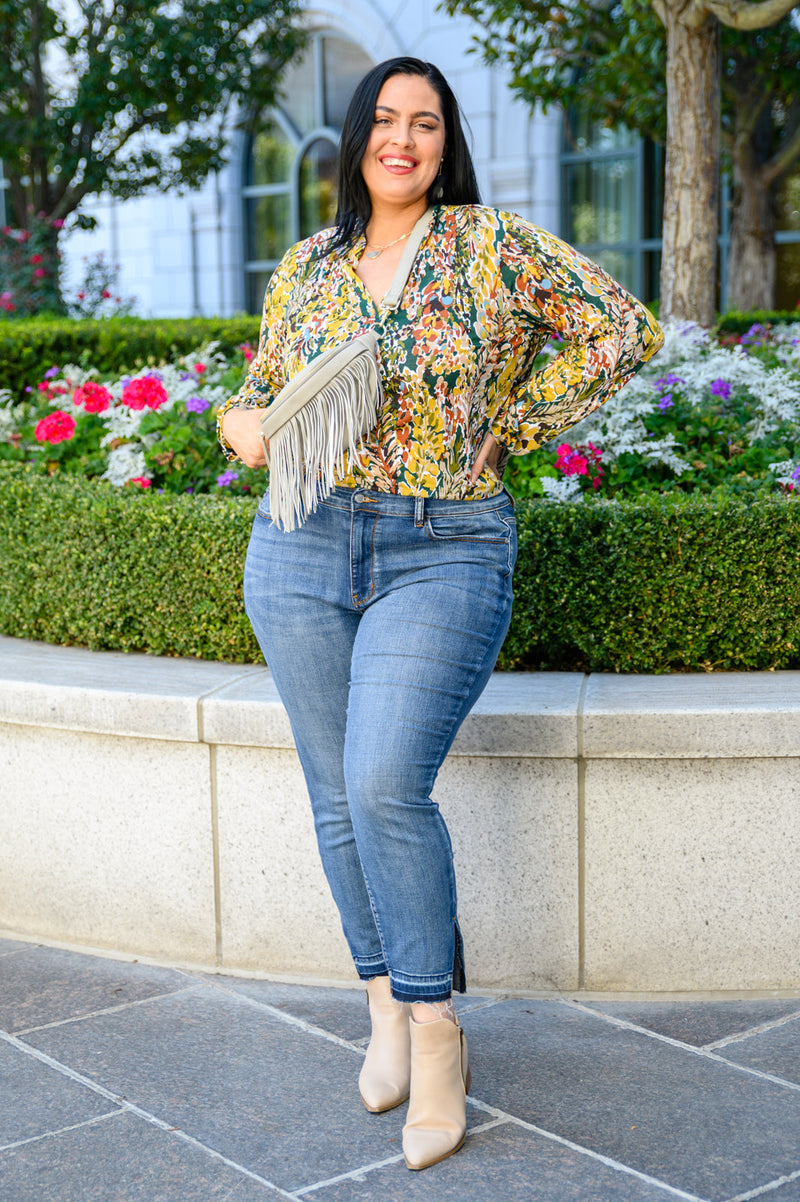 Lilly Ann Floral Print Blouse