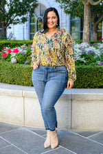 Lilly Ann Floral Print Blouse