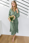 Lucky Day Dress In Green