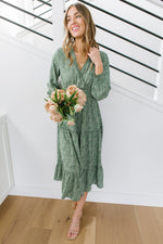 Lucky Day Dress In Green