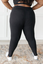 Lucy Lounging Leggings in Black