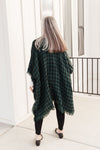 Lumber Jill Wrap in Black/Green