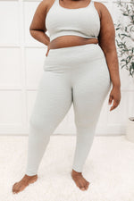 Lux & Plush Leggings In Mist