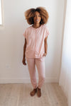 Luxurious Loungewear Top In Blush