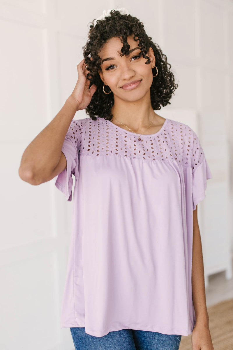 Mabel Top in Lilac