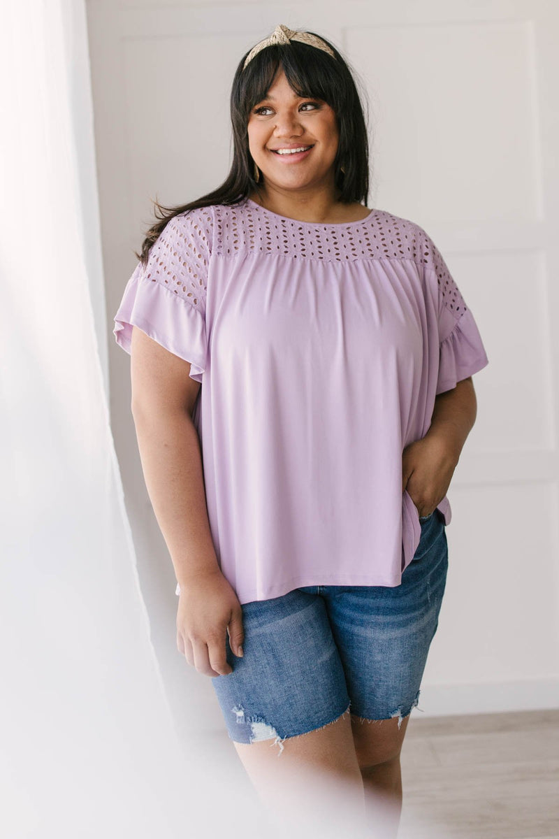 Mabel Top in Lilac